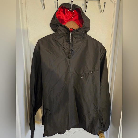 Vintage Alpine Sportswear Quarter-Zip Anorak Rain Jacket - Picture 5 of 10